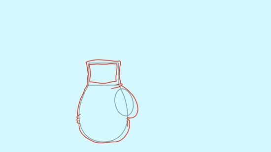 550x309 How To Draw Boxing Gloves 7 Steps (With Pictures)