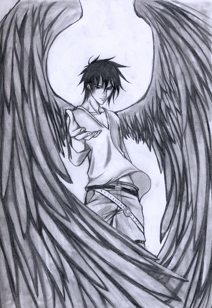 736x1069 Photos Drawings Of Boy Angels,