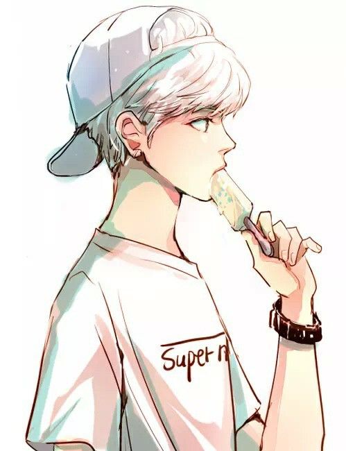 499x650 Imagen De Anime, Boy, And Ice Cream