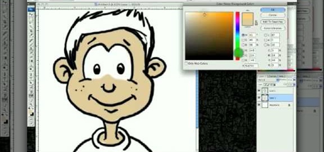 1280x600 How To Draw A Cartoon Boys Face In Adobe Photoshop Drawing