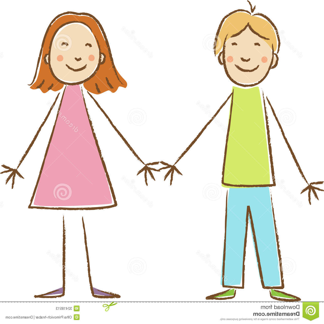 1300x1302 Drawing Picture Of Boys And Girl Kids Drawing. Boy And Girl