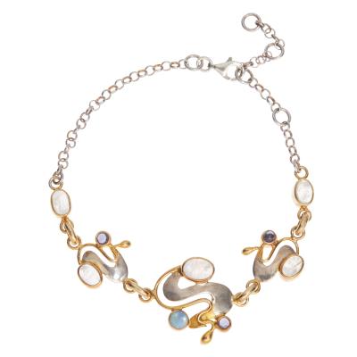 400x400 Opal And Water Sapphire Bracelet National Gallery Shop