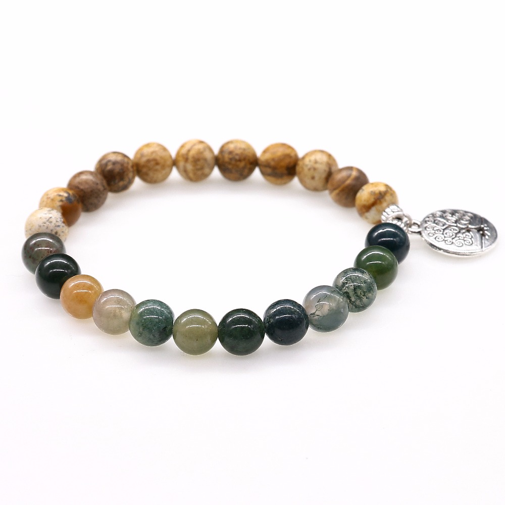 1000x1000 Trendy Beads Simple Style Indian Onyx With Drawing Stone Beads