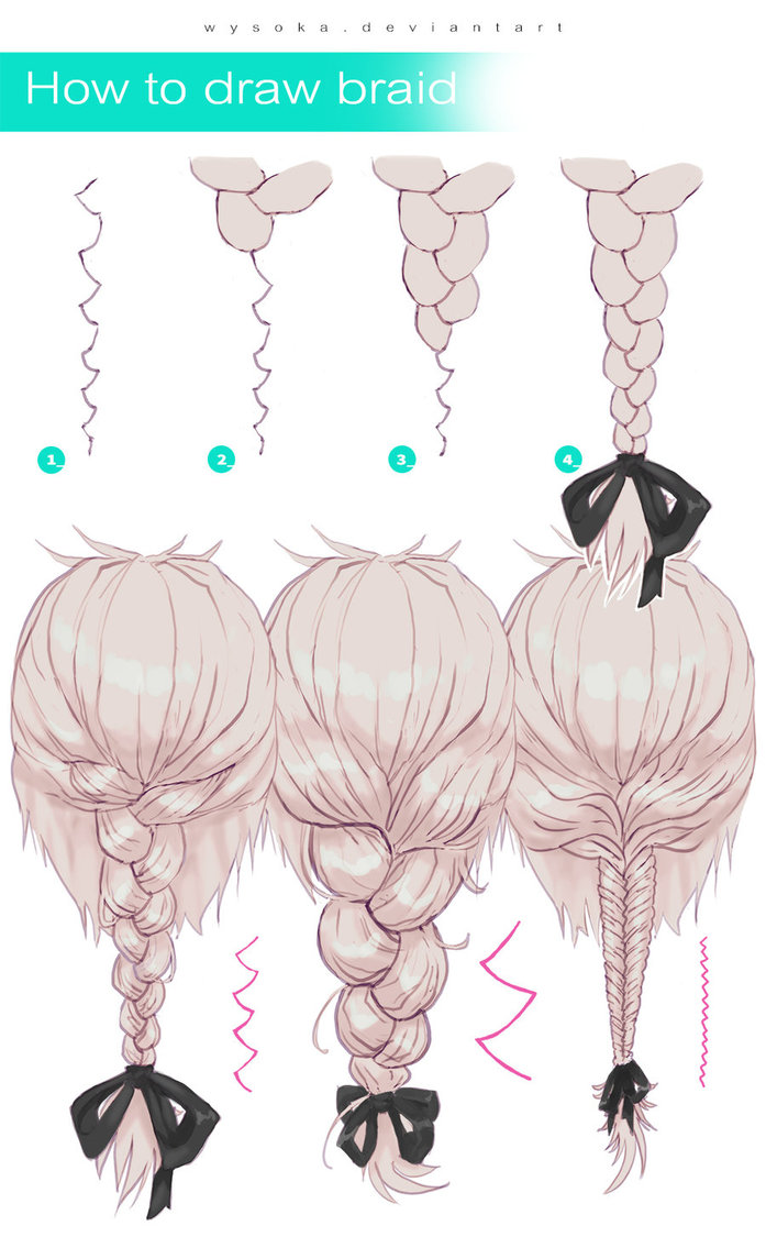 697x1145 How To Draw Braid By Wysoka