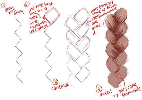 500x350 Lilacroses Images How To Draw A Braid Wallpaper And Background