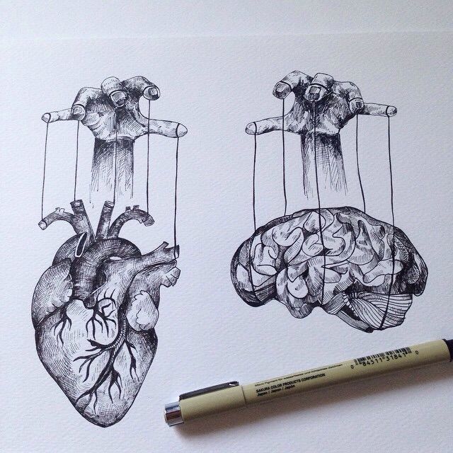 640x640 Brain And Heart Art Brain And Tattoo