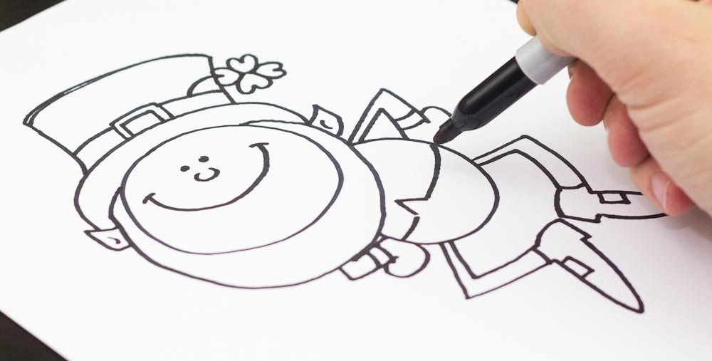 1000x507 How To Draw A Leprechaun