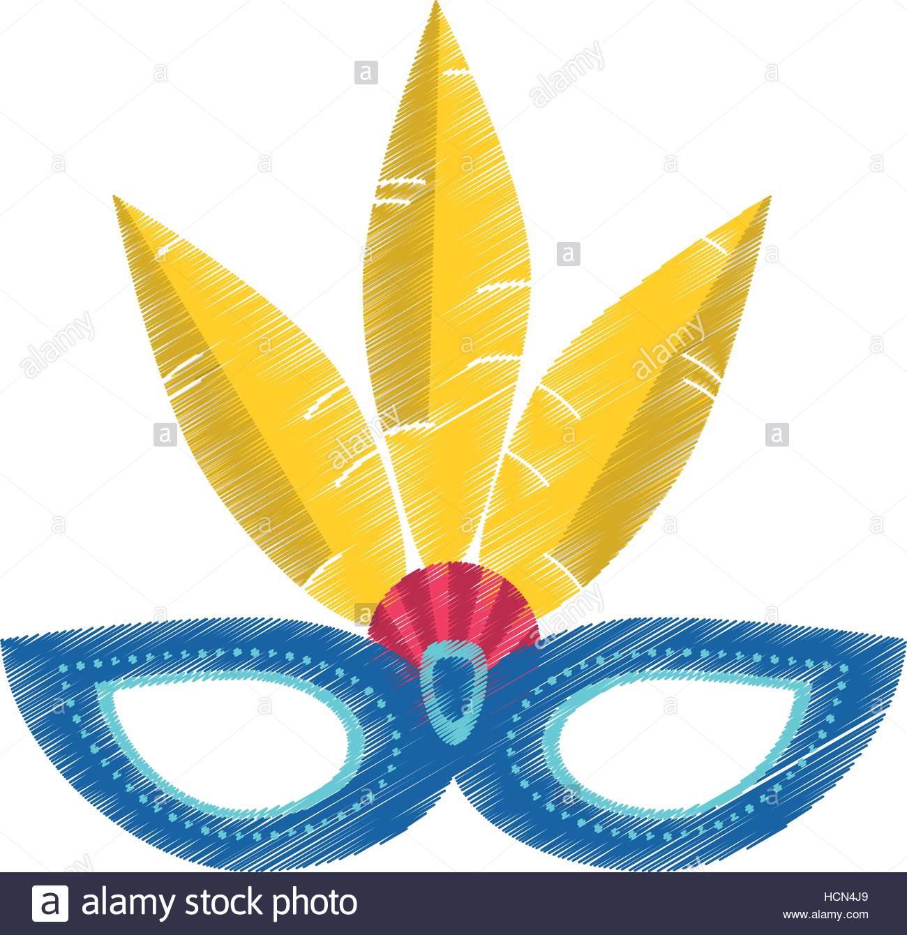 1300x1340 Drawing Brazil Carnival Mask Stock Vector Art Amp Illustration