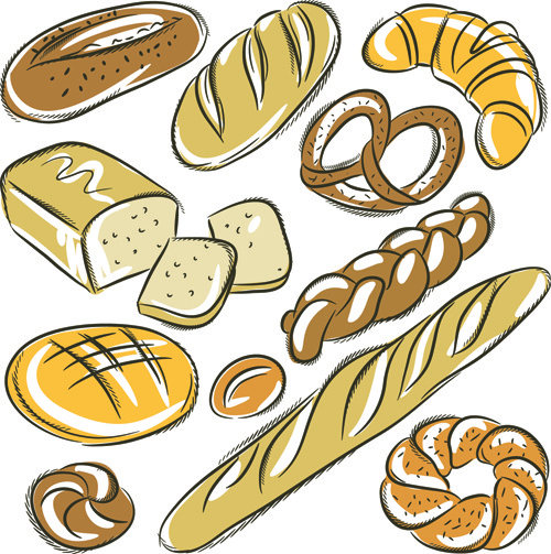 500x503 Hand Drawing Bread Vector Free Vector In Encapsulated Postscript