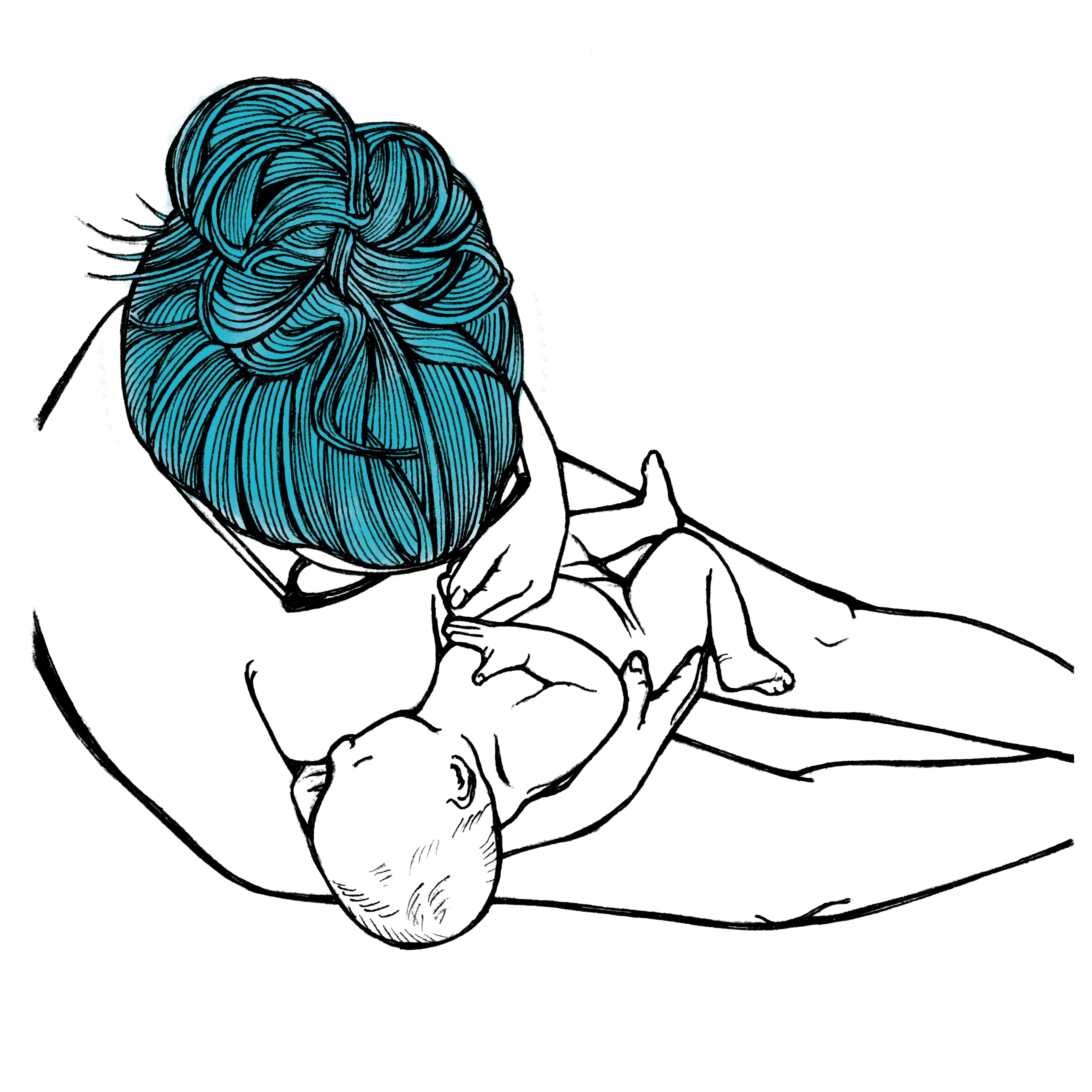 6000x6000 Katie Breastfeeding Art Print