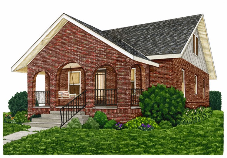 750x521 House Portraits By Adrienne Langer January 2014