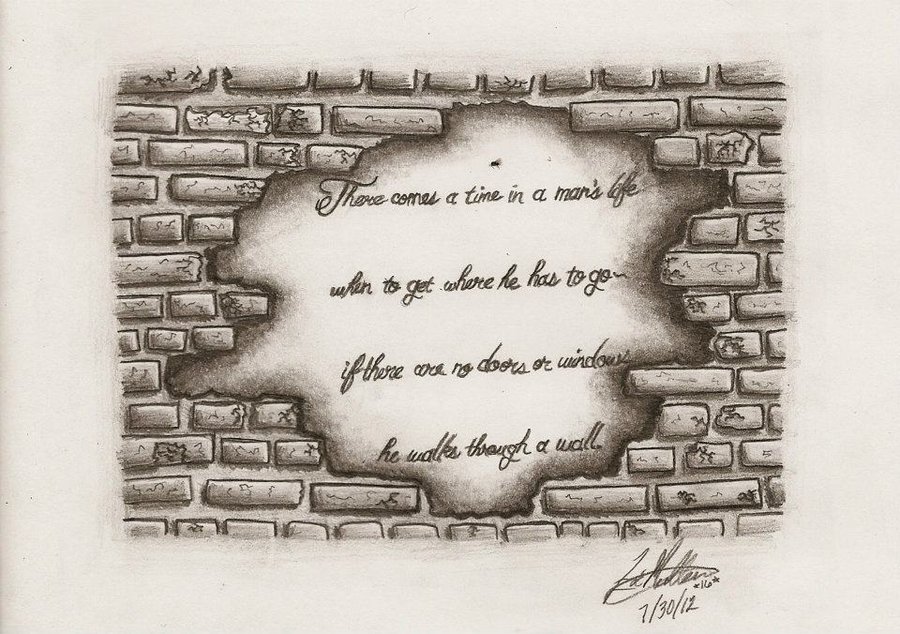 900x634 Crumbling Brick Wall By Iirawrdinosaurii