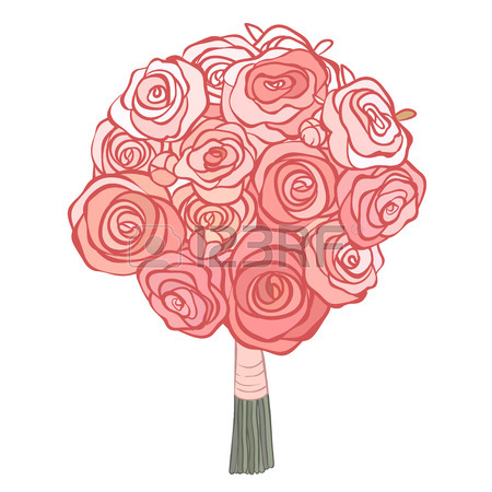 450x450 14,150 Bridal Bouquet Cliparts, Stock Vector And Royalty Free