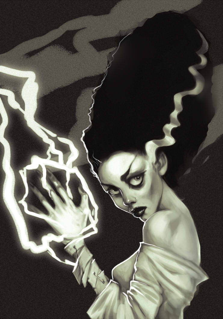 741x1056 The Bride Of Frankenstein By Aliszombie