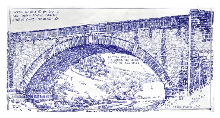 770x415 Saatchi Art Carron Bridge Drawing By Richard Johnson