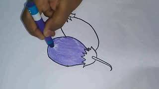 320x180 How To Draw Brinjal