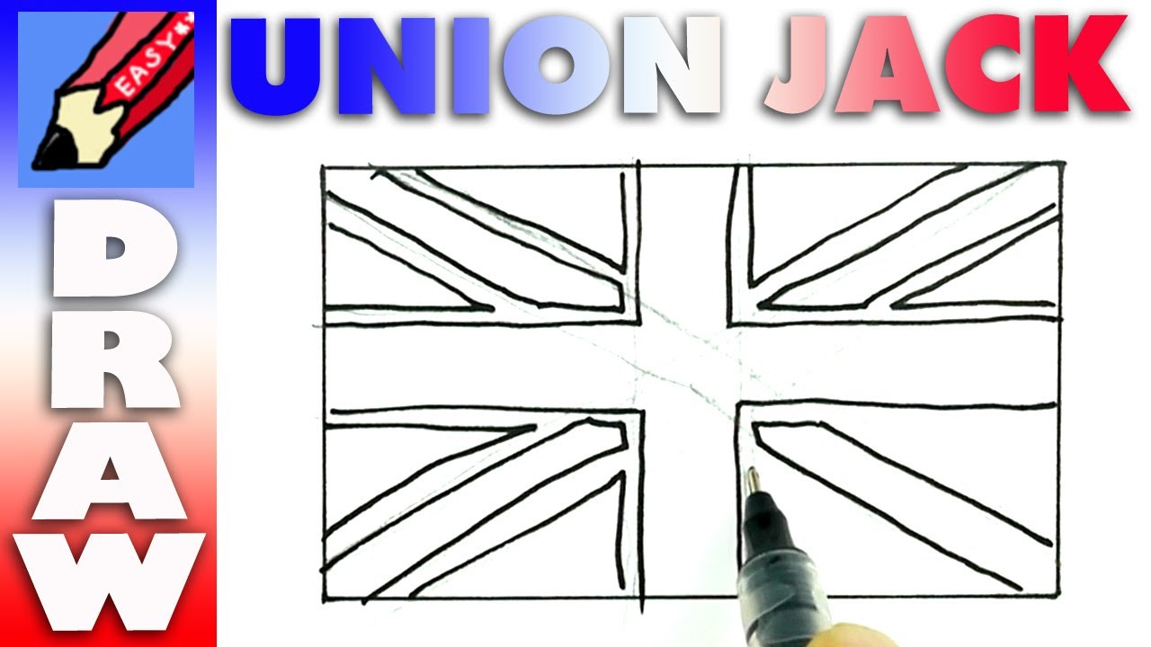 1280x720 How To Draw The British Flag Realeasy