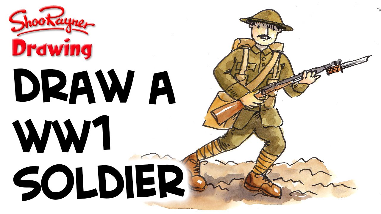 1280x720 How To Draw A Ww1 British Soldier
