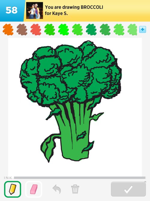 500x667 Broccoli Drawings