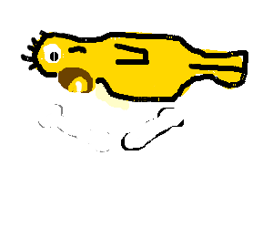 300x250 Naked Homer Bellyflops On A Freshly Broken Bone (Drawing By Ari4789)