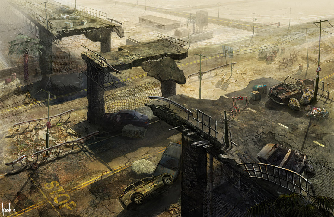 1107x721 Broken Bridge By Kashivan