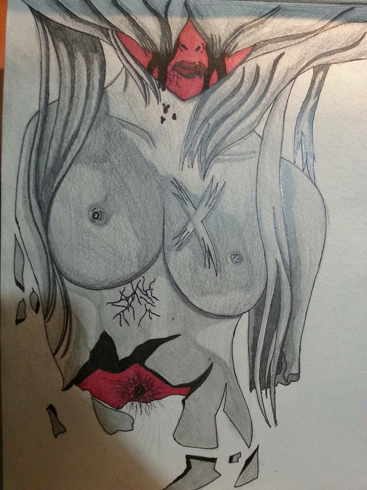 720x960 Sketch Of Broken Women Drawing By Flaviudraghis