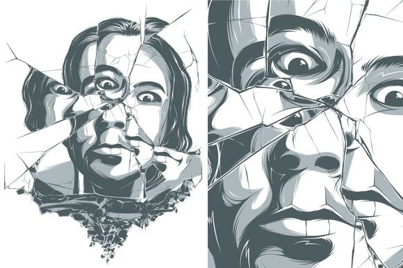 580x386 Broken Mirror F.jpg Pixels Drawingpainting Inspiration