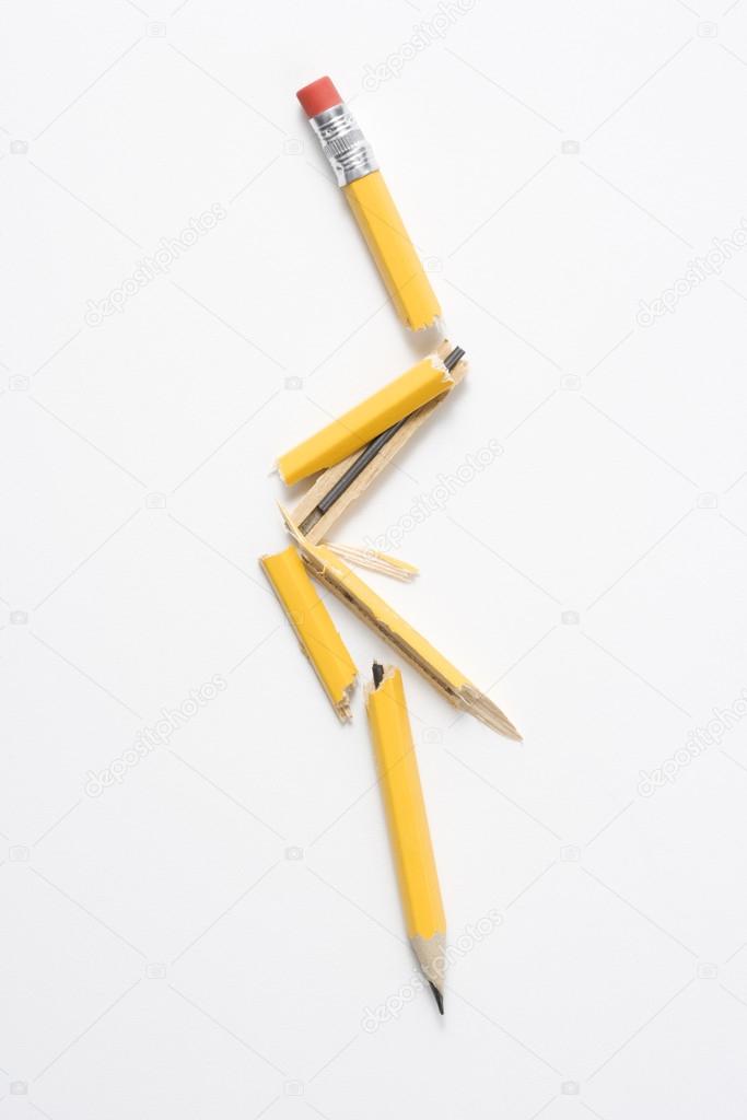 683x1024 Broken Pencil. Stock Photo Iofoto