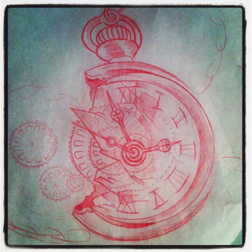 500x500 Traditional Tattoo Ideas Drawing, Clock, Tattoos, Tattoo