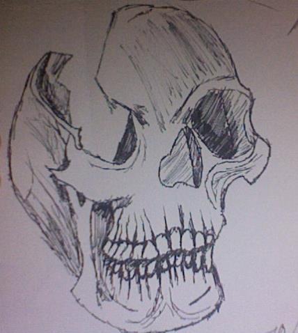 Broken Skull Drawing at GetDrawings | Free download