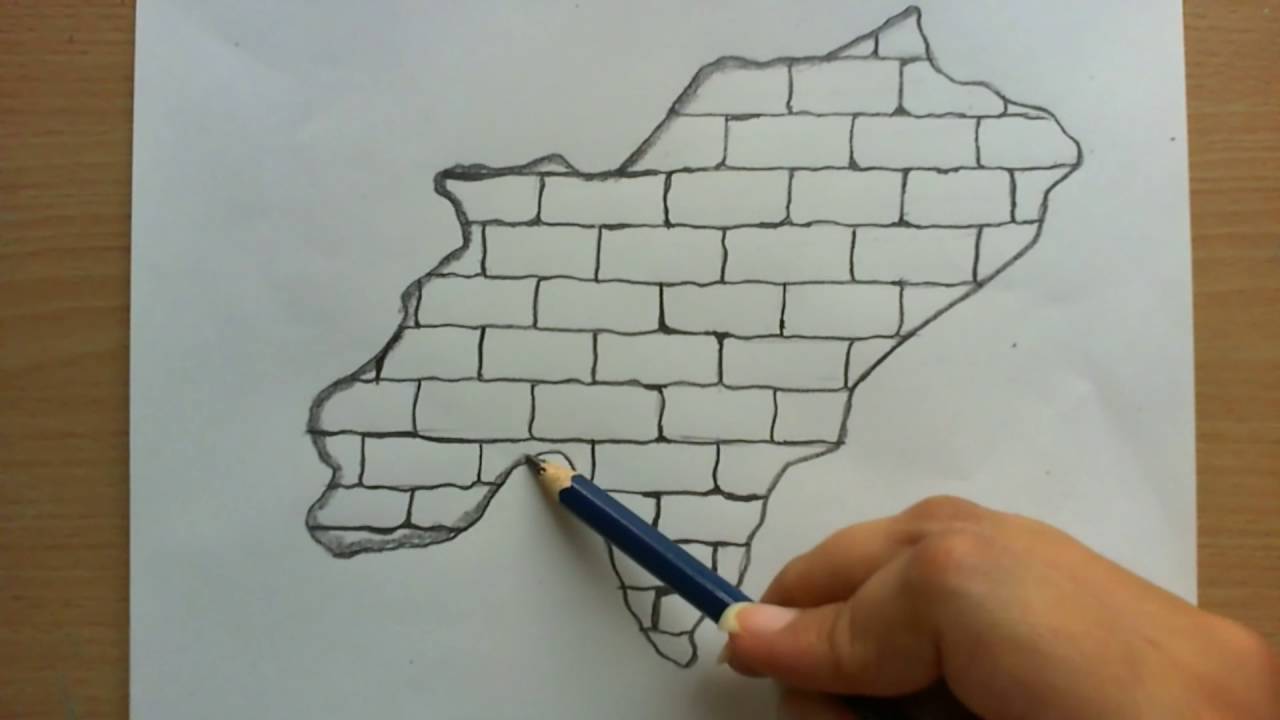 1280x720 How To Draw A Broken Wall
