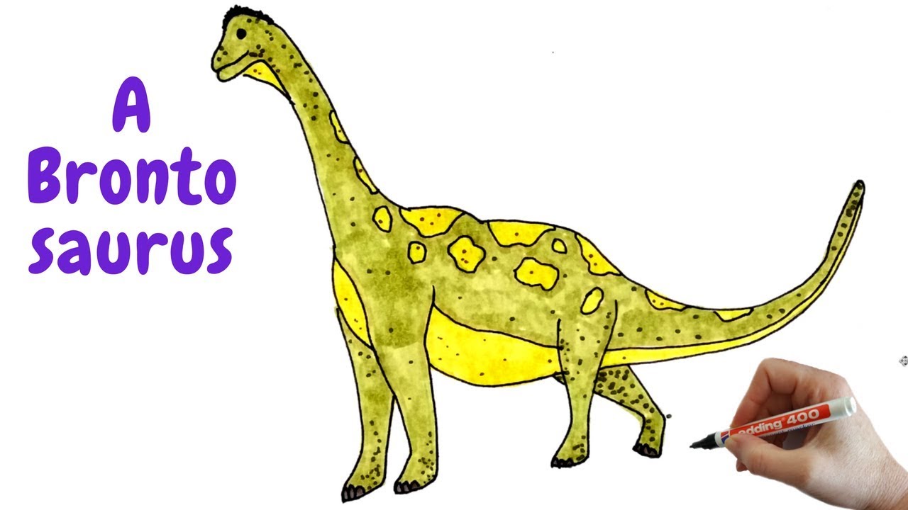 1280x720 How To Draw A Brontosaurus