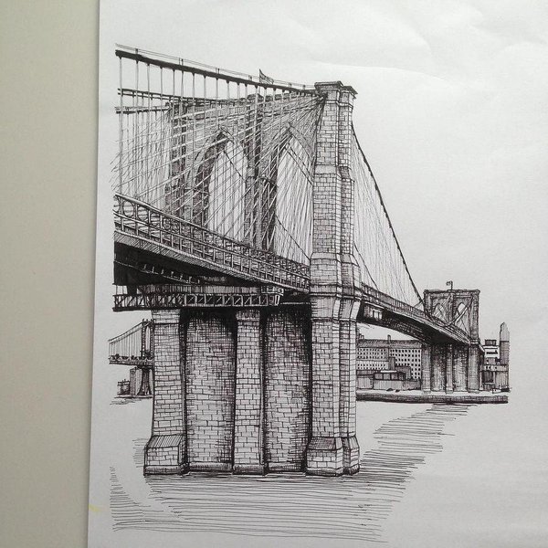 600x600 Phoebe Atkey On Twitter Brooklyn Bridge, 2015.