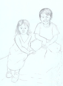 220x300 Sister And Brother Drawings