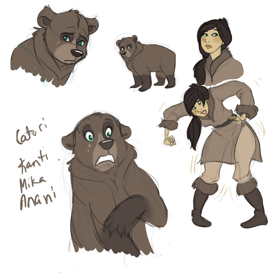 884x903 Brother Bear Character By Natasplund