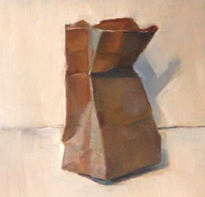400x384 Paintings By Jason Waskey Paper Bag (Sold) Studies For Students