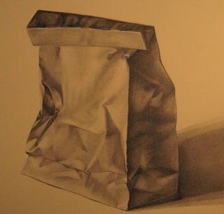 320x306 Paper Bag Drawings Watercolor Techniques, Art