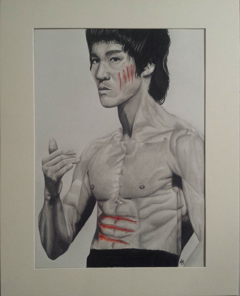 768x946 Bruce Lee Speed Drawing (Enter The Dragon)