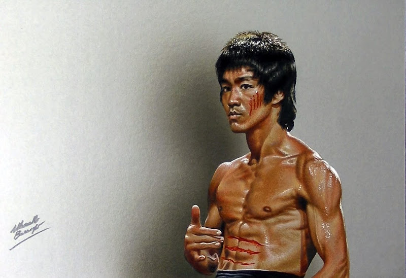 800x548 Drawing Bruce Lee
