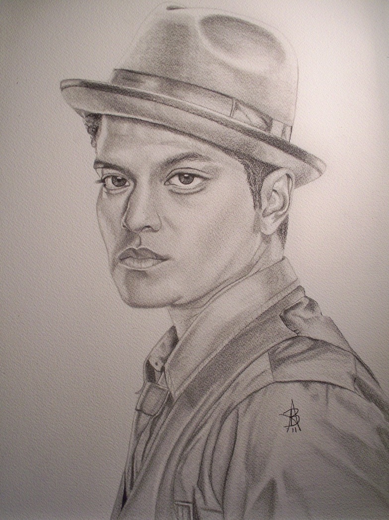 Bruno Mars Drawing at GetDrawings | Free download