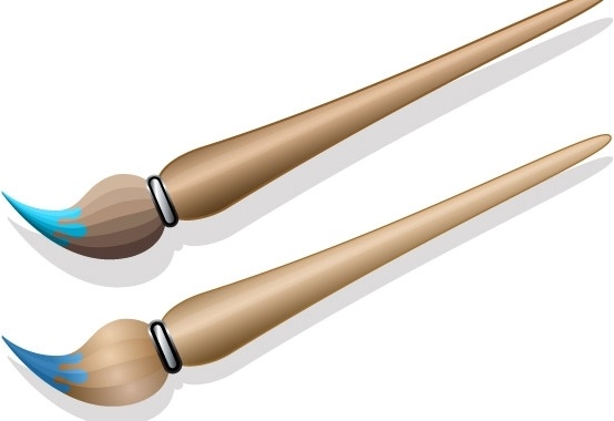 554x380 Drawing Paint Brush Free Vectors Free Vector In Acrobat Reader Pdf