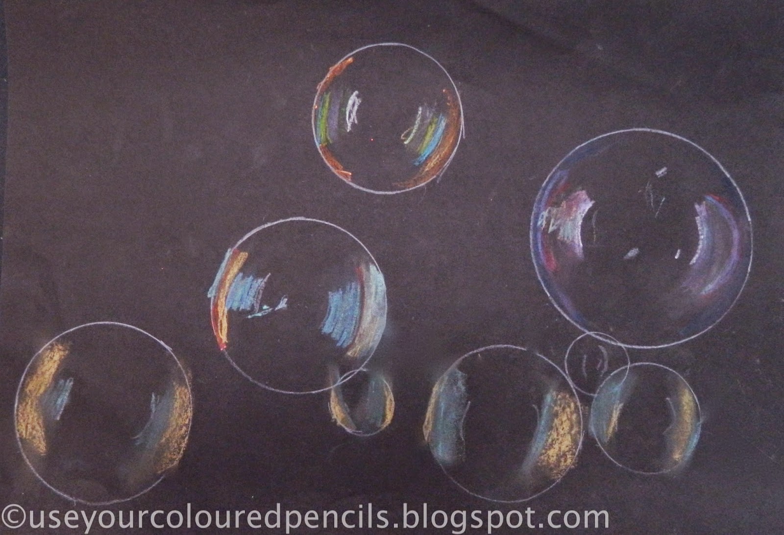 1600x1092 Use Your Coloured Pencils Bubble Drawings