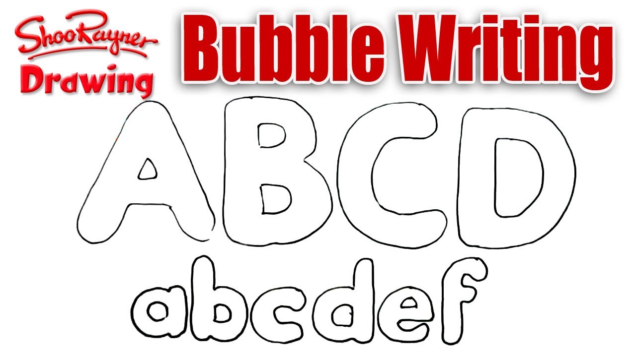 Bubble Letter Drawing at GetDrawings | Free download