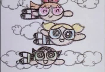 352x240 Powerpuff Girls Images Bubbles Drawing Wallpaper And Background