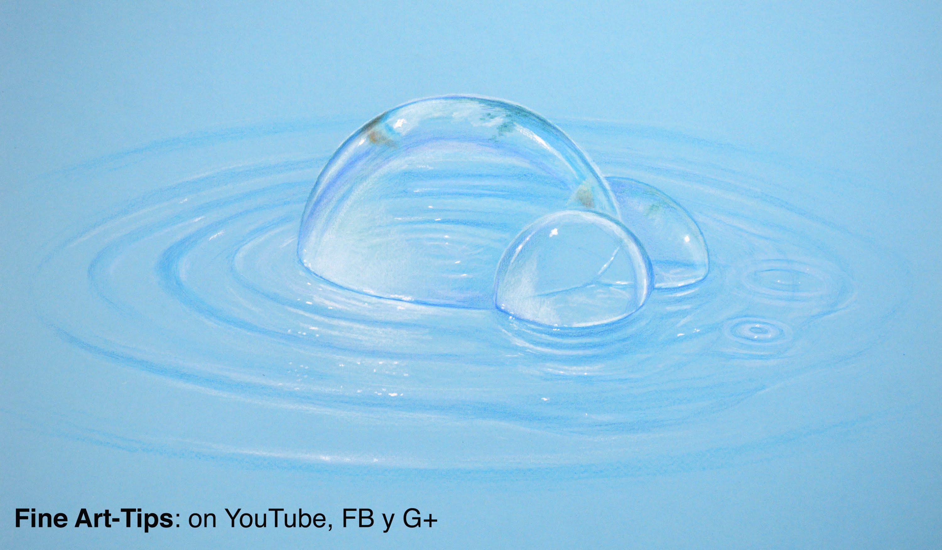 3000x1752 How To Draw Foam Bubbles With Color Pencils