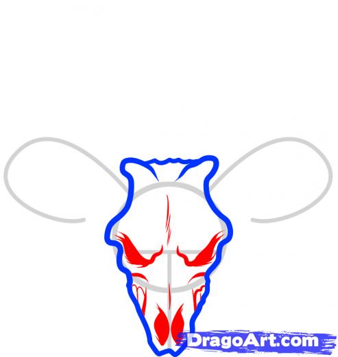 493x520 Deer Skull Drawing Clipart Panda