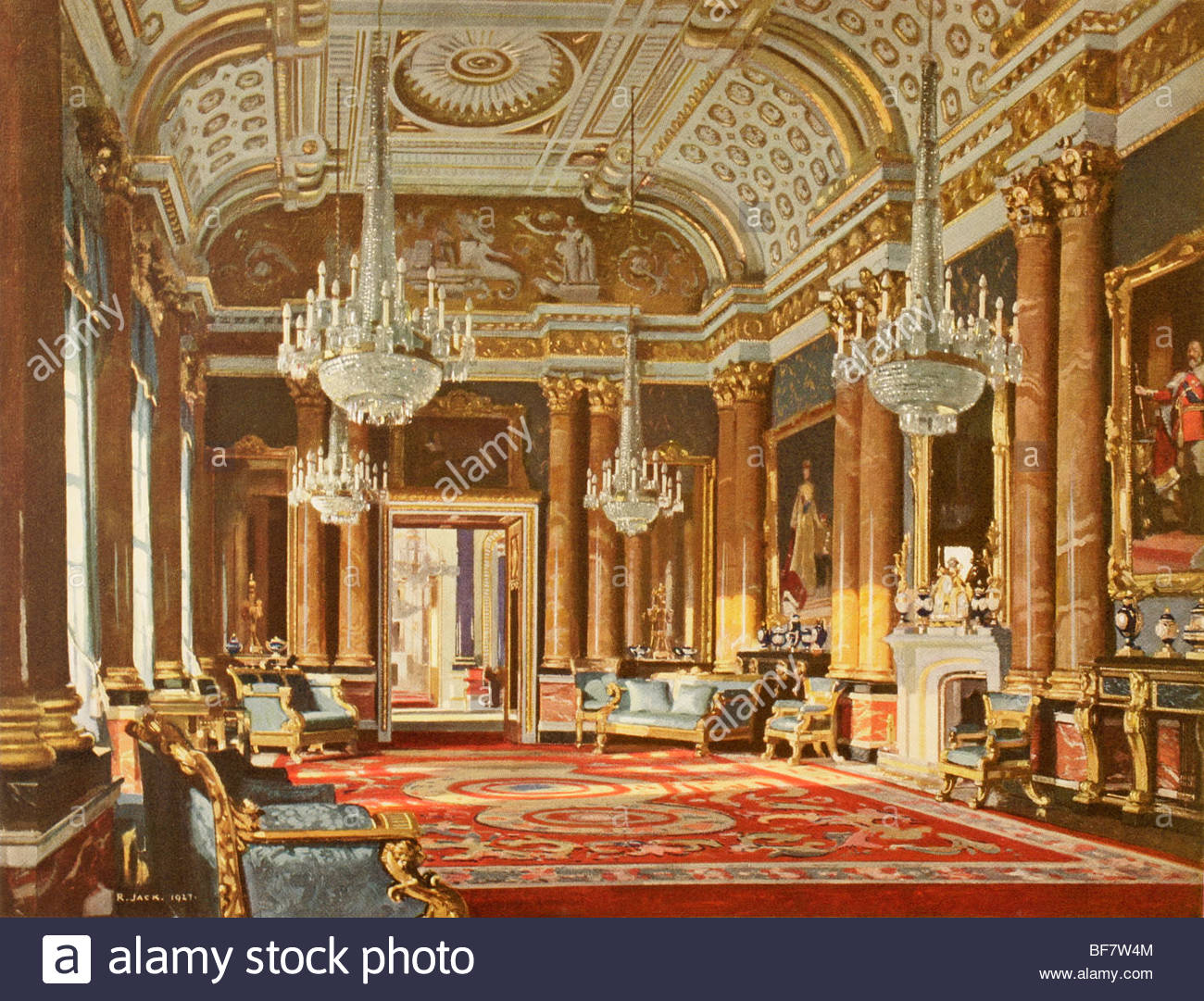 1300x1081 The Blue Drawing Room, Formerly The Ballroom, In Buckingham Palace