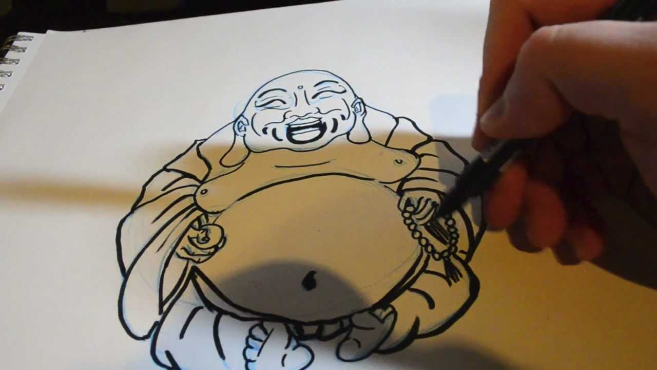1280x720 Drawing Buddha