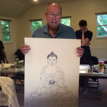 217x217 Italy 18 20 Nov. Drawing The Buddha! Buddhist Art, Thangka
