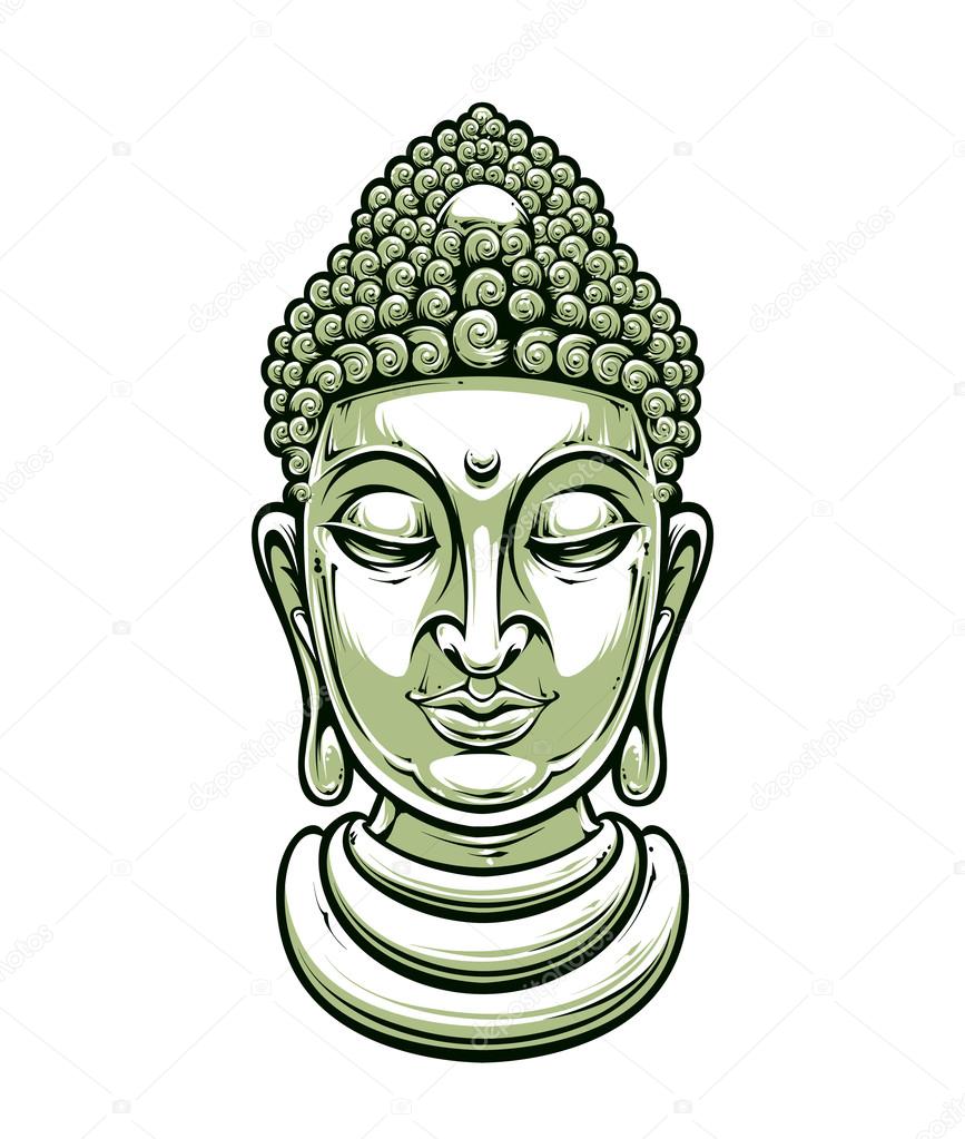 Buddha Head Drawing at GetDrawings | Free download